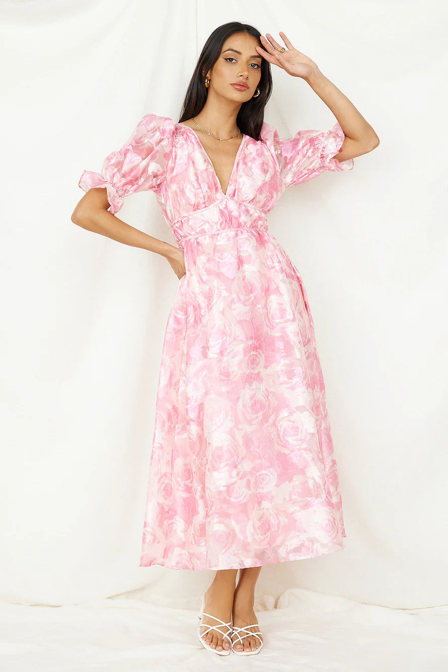 My Juliet Midi Dress Pink