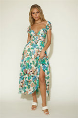 Afternoon Glow Maxi Dress Floral