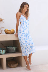 Lagoon Maxi Dress Blue