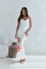 Holding On Tight Maxi Dress Cream