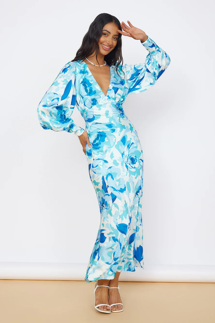 Limitless Possibilities Maxi Dress Blue