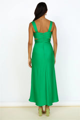 Ivy Grows Maxi Dress Green