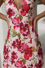 Curated Cool Halter Mini Dress Multi