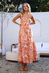 Tell Me Everything Maxi Dress Orange