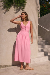 Sunday Brunch Maxi Dress Pink